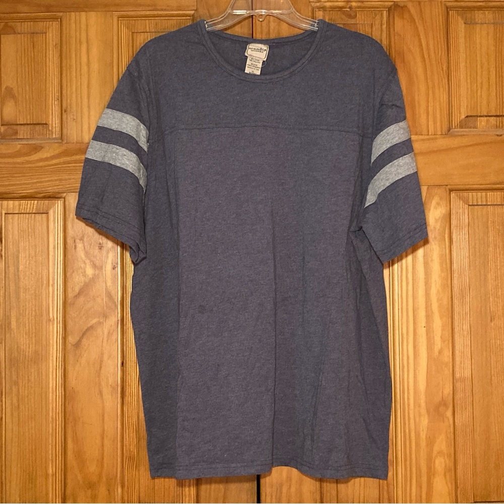 NWOT Scandia Woods Vintage 90s Top Short Sleeve T-Shirt Gray Size XL